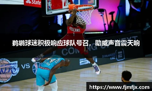 鹈鹕球迷积极响应球队号召，助威声音震天响